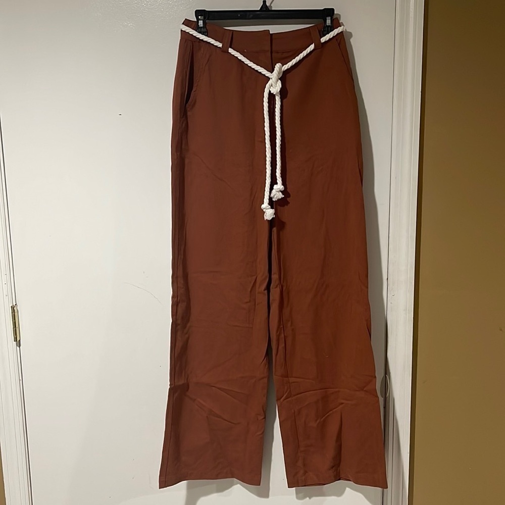 Forever 21 Rust Wide Leg Pants Women's Size Medium NWT